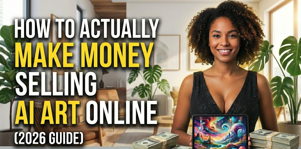 Make money selling images online with ai